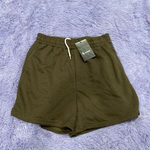 Women's Large High‎ waisted Gym sweat shorts with pockets